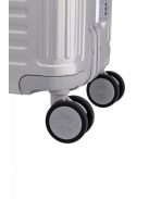 Travelite Next L ezüst nagy méretű prémium alumínium bőrönd