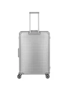 Travelite Next L ezüst nagy méretű prémium alumínium bőrönd