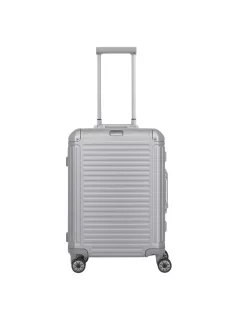   Travelite Next S ezüst kabin méretű prémium alumínium bőrönd