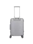 Travelite Next S ezüst kabin méretű prémium alumínium bőrönd