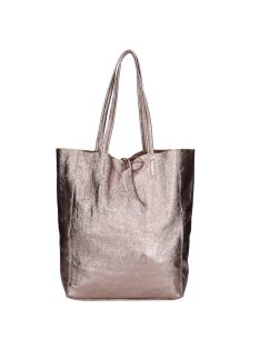 Olasz bőr 5228 Bronz kötős női 