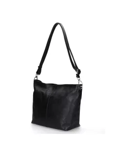 Táska Olasz bőr 003 Fekete fényes női