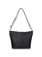 Táska Olasz bőr 003 Fekete fényes női