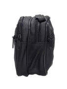 Autóstáska férfi 0089-0009 Fekete bőr dupla kicsi