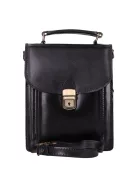 Autóstáska férfi 0077-1116 Fekete bőr 