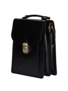 Autóstáska férfi 0077-1116 Fekete bőr 