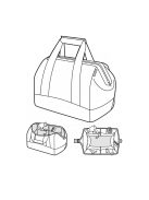 Utazótáska REISENTHEL Allrounder M black MS7003