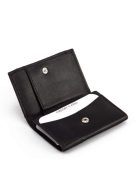 La Scala DG-63 fekete kicsi bőr férfi pénztárca 