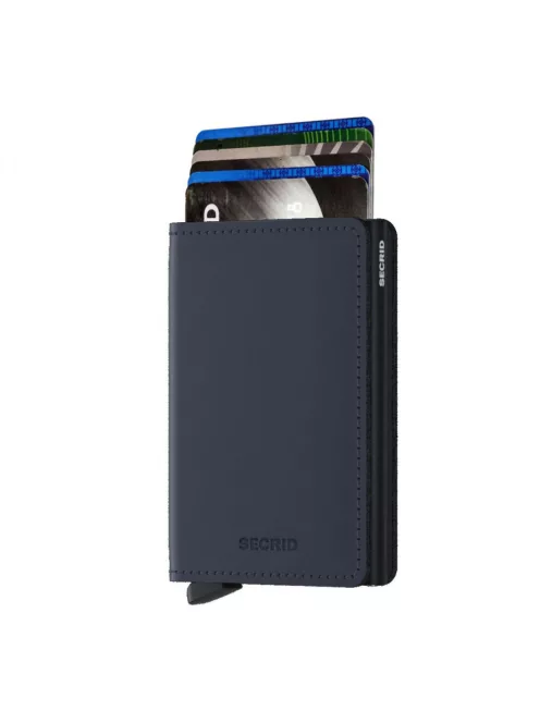 Secrid Slimwallet matte night blue automata kártyatartó 