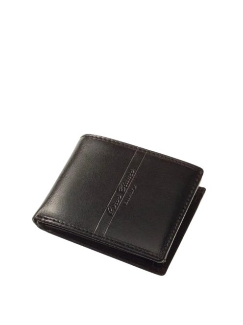 Pénztárca CORVO BIANCO CBS102 Fekete bőr férfi