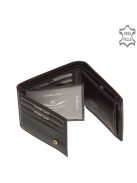 Pénztárca CORVO BIANCO CBS102 Fekete bőr férfi