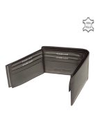 Pénztárca CORVO BIANCO CBS102 Fekete bőr férfi