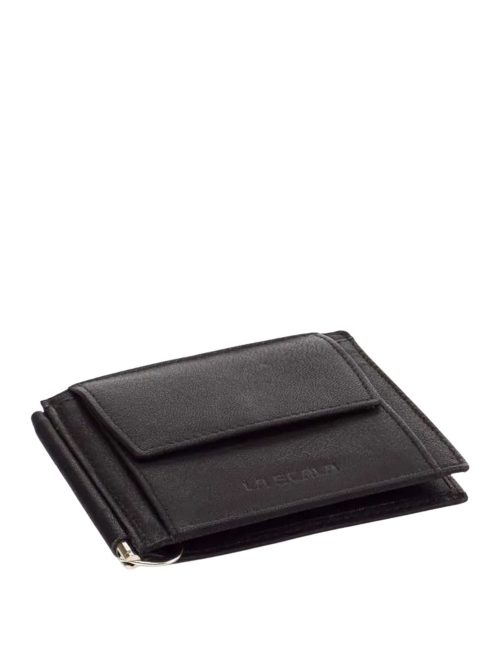 Pénztárca La Scala DG-91 Fekete bőr 
