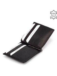 Pénztárca La Scala DG-91 Fekete bőr 