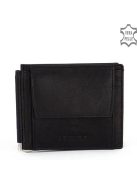 Pénztárca La Scala DG-91 Fekete bőr 