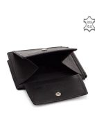 Pénztárca La Scala DG-91 Fekete bőr 