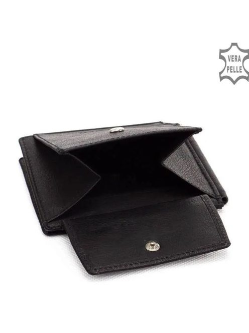 Pénztárca La Scala DG-91 Fekete bőr 