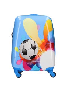 XTD Kids színes focis 4 kerekű gyerek bőrönd