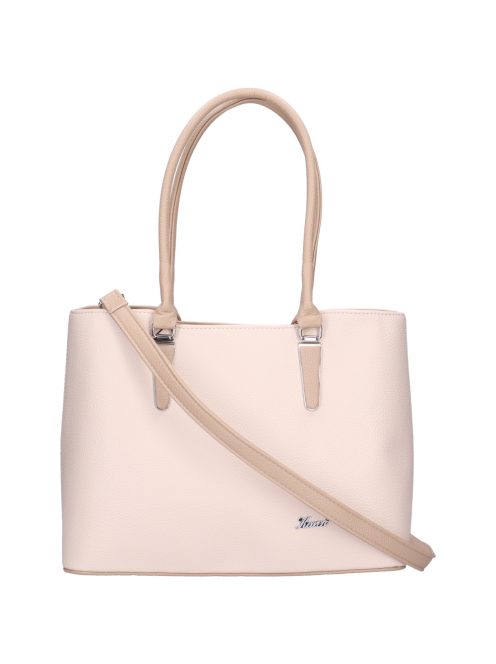 Karen Wena bézs-drapp rostbőr női válltáska