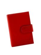 Sylvia Belmonte MS2038 piros bőr női kártyatartó és pénztárca