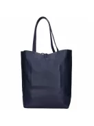 Táska Olasz bőr  5228 Kék kötős női 