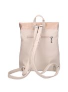 Karen Edwin bézs-rose gold rostbőr női hátizsák