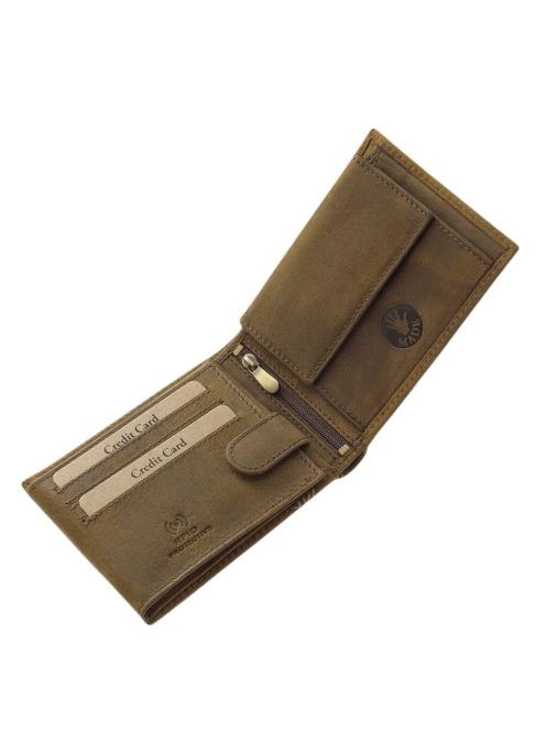 Green Deed TRAK1021 barna pénztárca