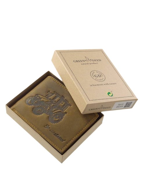 Green Deed TRAK1021 barna pénztárca