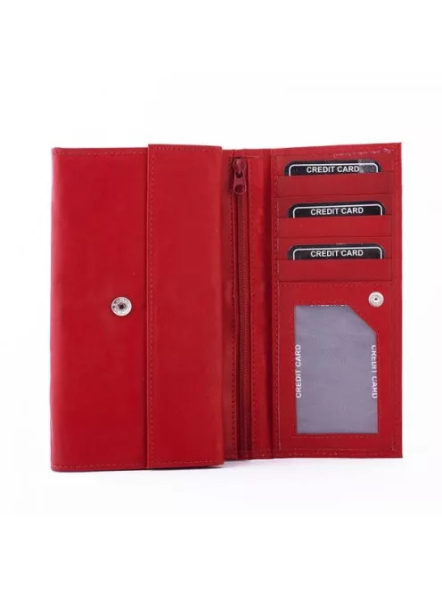 La Scala ADC10 barna bőr női pénztárca