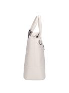 Karen Delia fehér virágos rostbőr női kézitáska