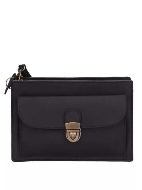 Autóstáska férfi 69-0001 Cippes Fekete bőr 