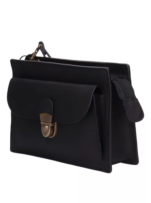 Autóstáska férfi 69-0001 Cippes Fekete bőr 