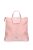Karen Grzes rózsaszín virágos rostbőr női hátizsák