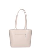 Karen Edda bézs virágos rostbőr női válltáska