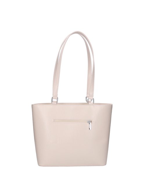 Karen Edda bézs virágos rostbőr női válltáska