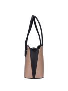 Karen Alma drapp-fekete rostbőr női válltáska