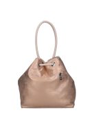 Karen Amosa rose gold-bézs rostbőr női kézitáska