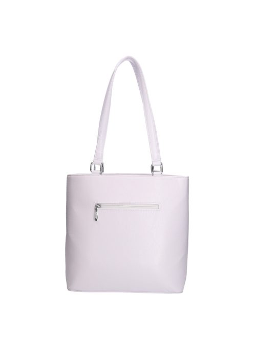 Karen Justa fehér rostbőr női válltáska