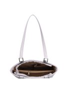 Karen Justa fehér rostbőr női válltáska