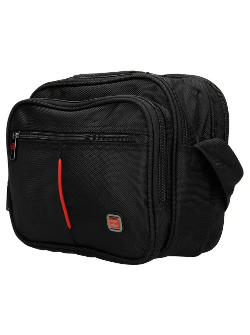 Oldaltáska ENRICO BENETTI Cornell 47147 Fekete Férfi