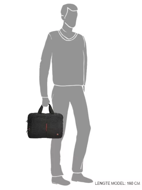 Enrico Benetti Cornell fekete férfi laptoptáska 15" 47180 001