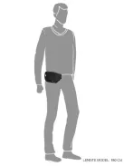 Övtáska ENRICO BENETTI Cornell 47135 001 Fekete Férfi