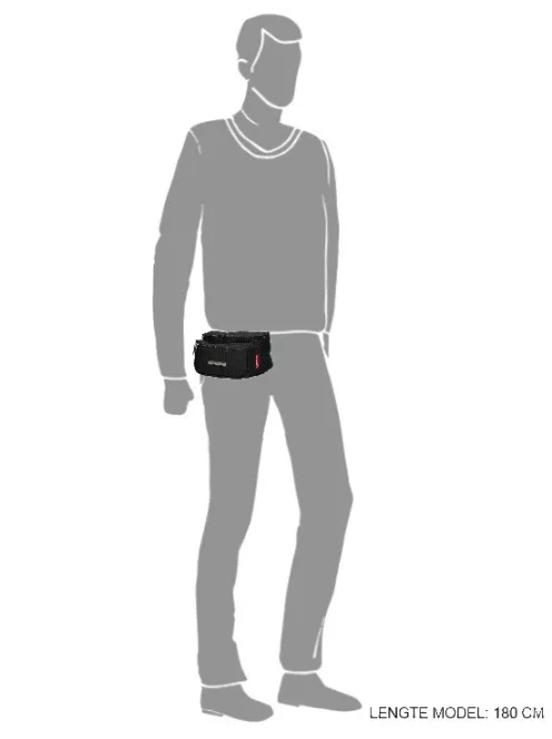 Övtáska ENRICO BENETTI Garda 46052 001 Fekete Férfi