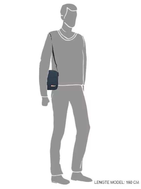 Oldaltáska ENRICO BENETTI Amsterdam 54295 002 Kék Férfi