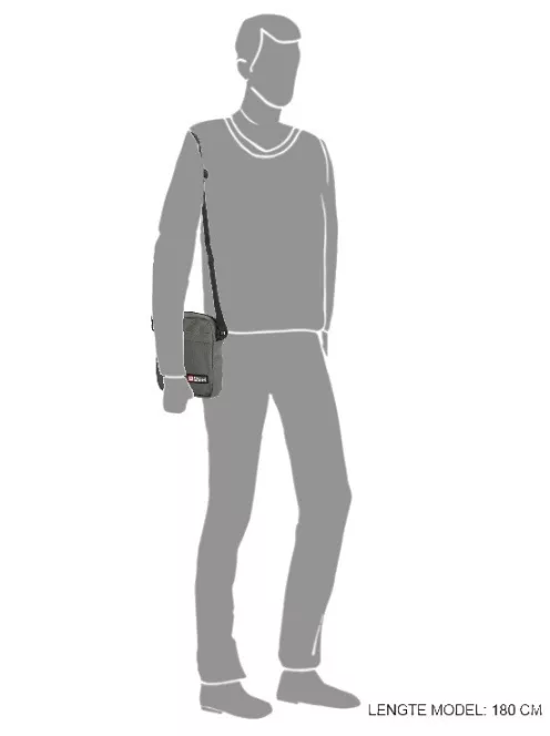 Oldaltáska ENRICO BENETTI Amsterdam 54295 012 Szürke Férfi