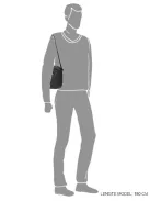 Oldaltáska ENRICO BENETTI Cornell 47137 001 Fekete Férfi 