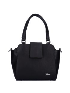 Karen Oliwia fekete rostbőr női kézitáska
