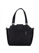 Karen Oliwia fekete rostbőr női kézitáska