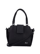 Karen Oliwia fekete rostbőr női kézitáska