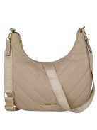 Travelite Barbara Cozy bézs steppelt női oldaltáska